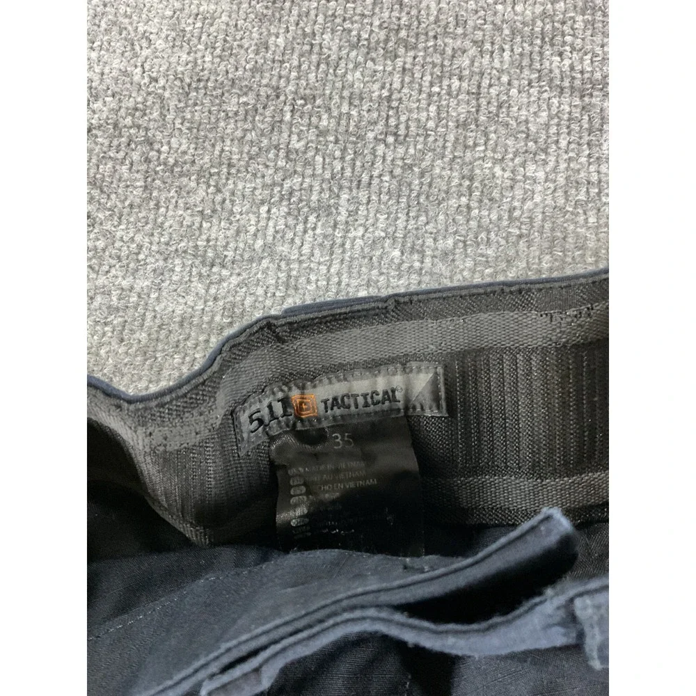 5.11 Tactical Cargo Pants Mens 35x24 Black Ripstop Utility Work Hiking Outdoor